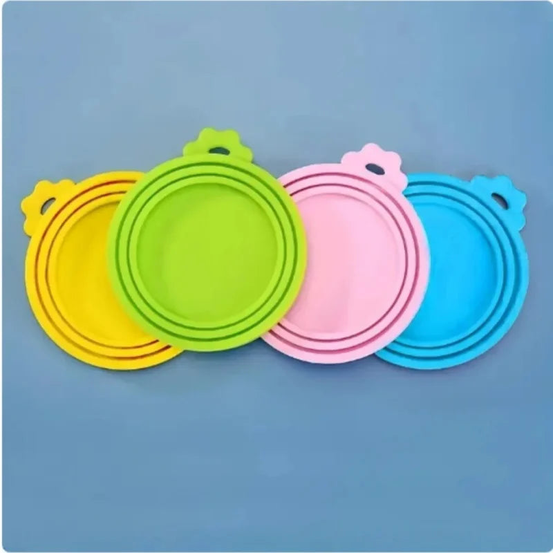 Silicone Pet Food Can Lids – Airtight Reusable Covers for Dogs and Cats