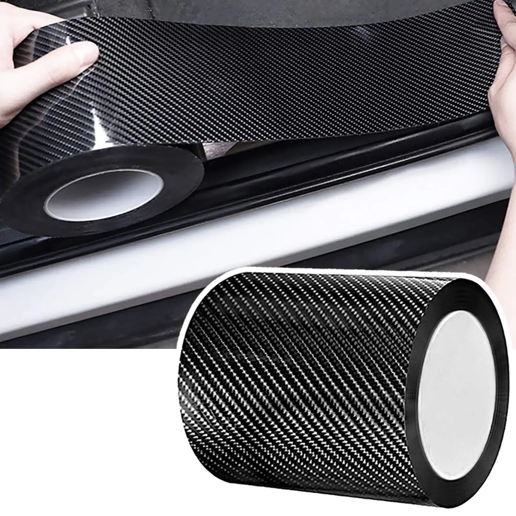 Nano Carbon Fiber Protective Strip – 10m Waterproof Tape for Car Exterior