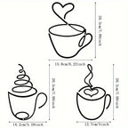 Metal Coffee Wall Art – Rustic Iron Signs for Coffee Shop Decor