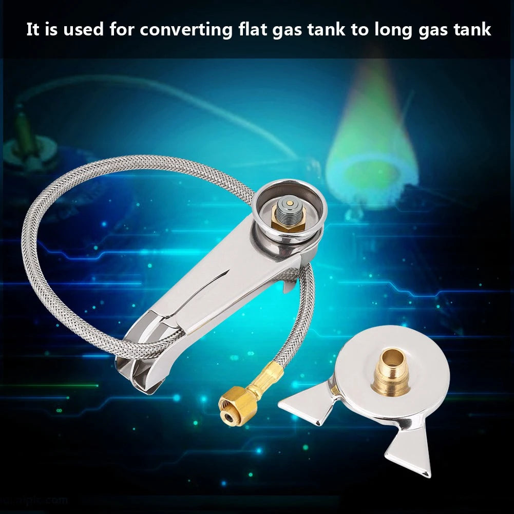 Camping Stove Adapter – Gas Cartridge Tank Connector for Outdoor Cooking