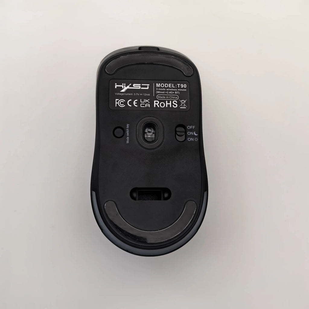 Wireless Gaming Mouse – Rechargeable RGB Ergonomic Silent Optical Mouse for Laptop