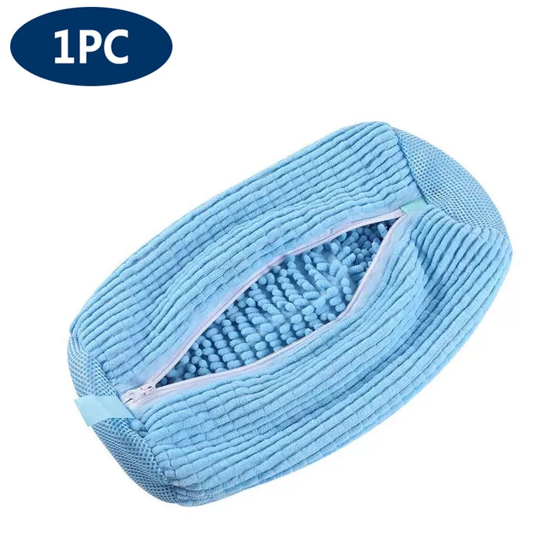 Mesh Shoe Washing Bag – Protective Cotton Net for Sneaker Laundry Cleaning