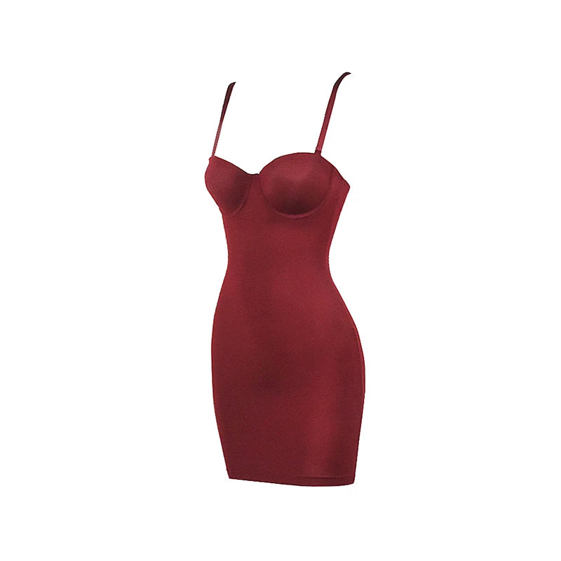 Full Length Shapewear Slip – Nude Tube Dress Body Shaper for Women
