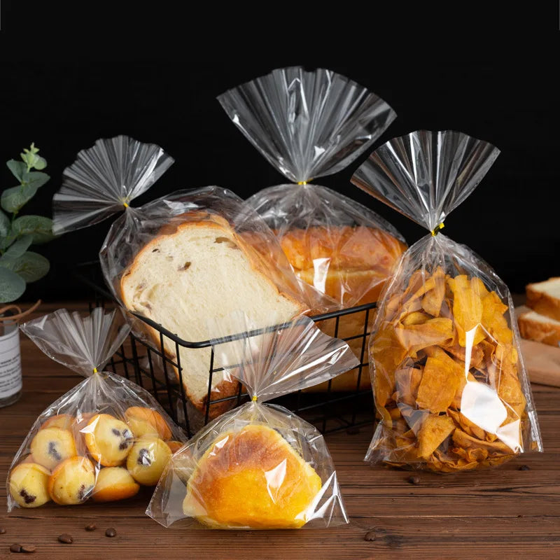 Clear Cellophane Bags – OPP Plastic Flat Pouch for Party Food Packaging