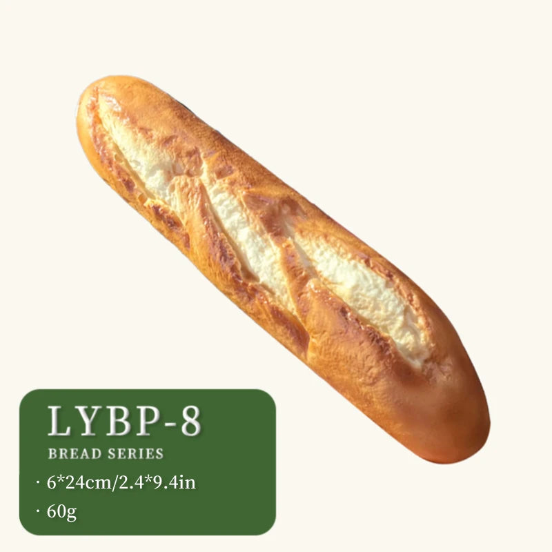 Artificial French Baguette Model – Realistic Bread Prop for Kitchen Decor