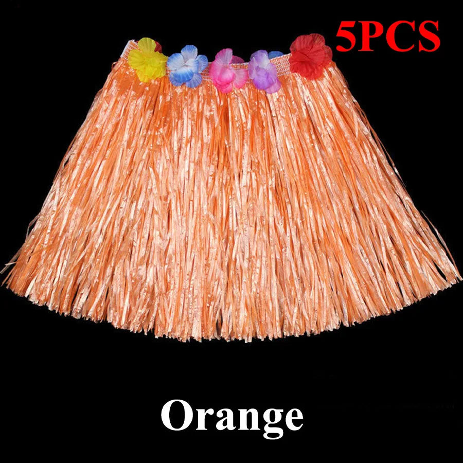 Hawaiian Hula Grass Skirt – Tropical Costume for Beach Parties and Luaus