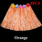 Hawaiian Hula Grass Skirt – Tropical Costume for Beach Parties and Luaus