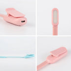 Rechargeable Clip-On Reading Lamp – Adjustable LED Book Light for Travel