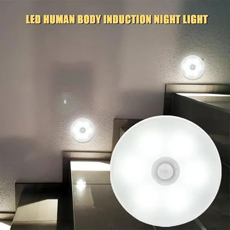 USB Rechargeable LED Motion Sensor Light – Wireless Under Cabinet Lamp