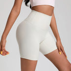 Compression Yoga Shorts – Moisture-Wicking Leggings for Gym and Cycling