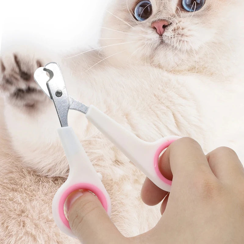 Stainless Steel Pet Nail Clippers – Professional Grooming Tool for Dogs and Cats
