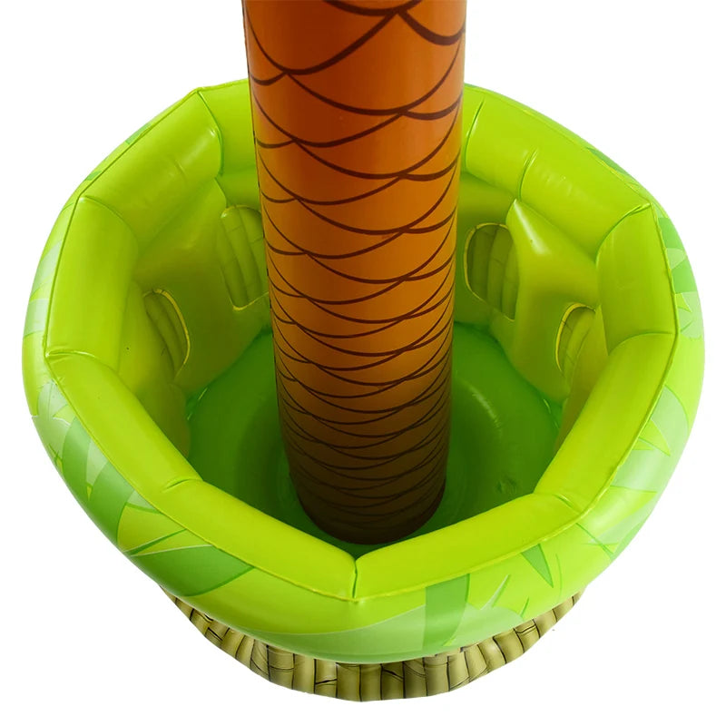 Inflatable Palm Tree Ice Bucket – Tropical Cooler for Beach Pool Parties