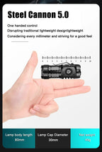 Rechargeable LED Flashlight – High-Lumen USB Torch for Camping and Hiking