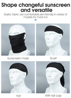 Ice Silk Cycling Headwear – Breathable UV Face Mask for Outdoor Sports