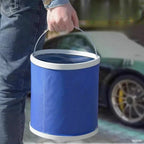 Collapsible Oxford Folding Bucket – Waterproof Portable Basin for Car Washing
