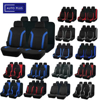 Universal Polyester Car Seat Cover Set – Bicolor Protector for Auto Interior