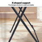 Foldable Square MDF Dining Table – Compact 4 Person Desk for Home Office