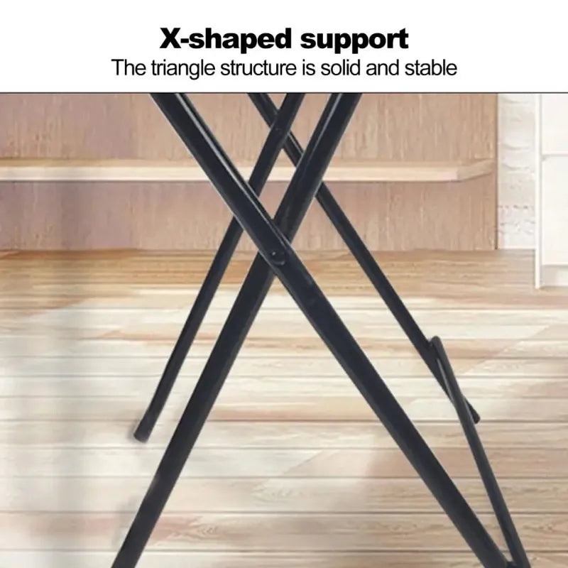 Foldable Square MDF Dining Table – Compact 4 Person Desk for Home Office
