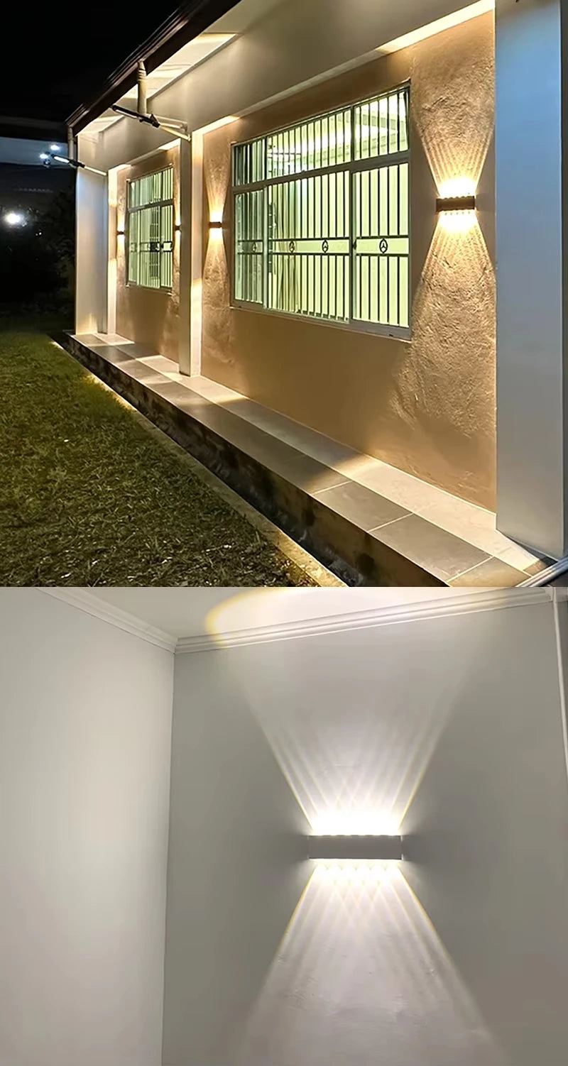 Aluminum LED Wall Lamp – IP65 Waterproof Lighting for Indoor and Outdoor