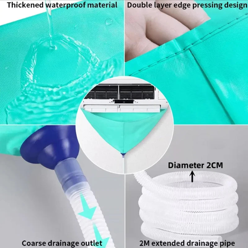 Air Conditioner Cleaning Bag Kit – Leak-Proof Drain Tool for AC Maintenance