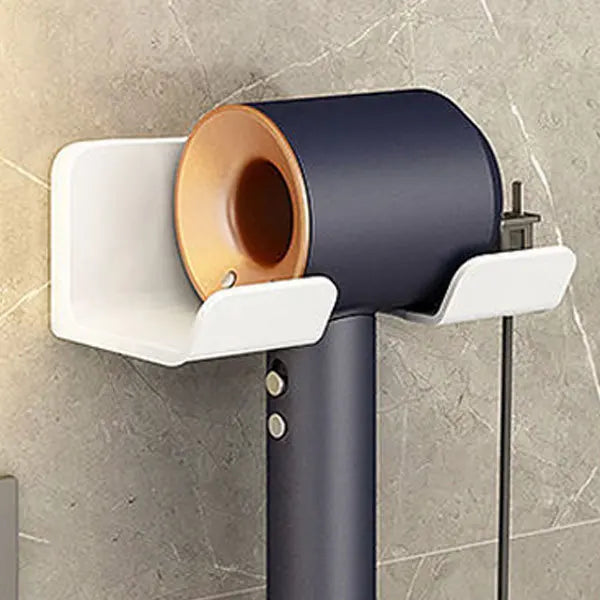 Bathroom Wall Organizer – Hair Dryer Holder with Storage Baskets for Vanity