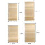 Self-Adhesive Pleated Blinds – Half Blackout Privacy Shades for Home Windows