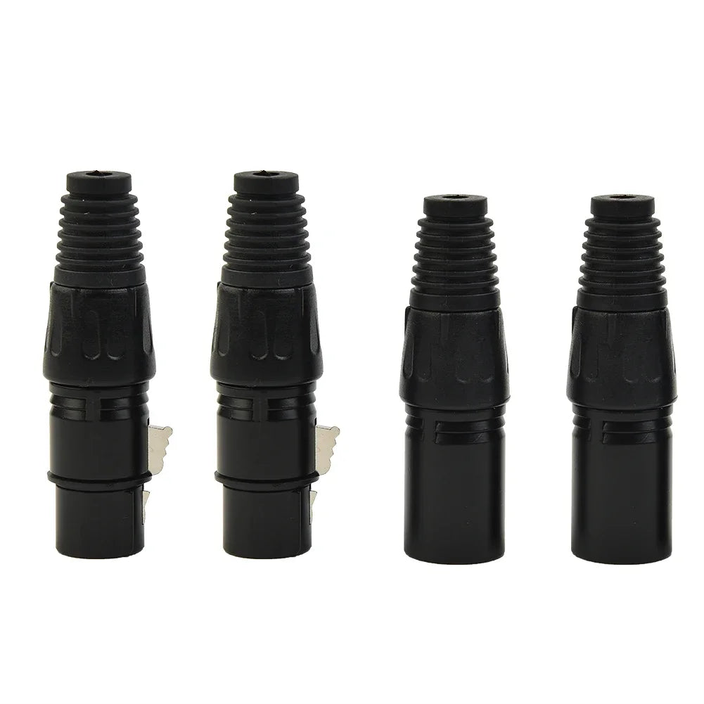XLR DMX Microphone Connectors – 3 Pin Audio Plugs for Professional Sound Gear