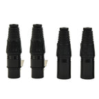 XLR DMX Microphone Connectors – 3 Pin Audio Plugs for Professional Sound Gear