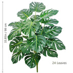 Artificial Monstera Plant – 104cm Plastic Palm Tree for Home Office Decor