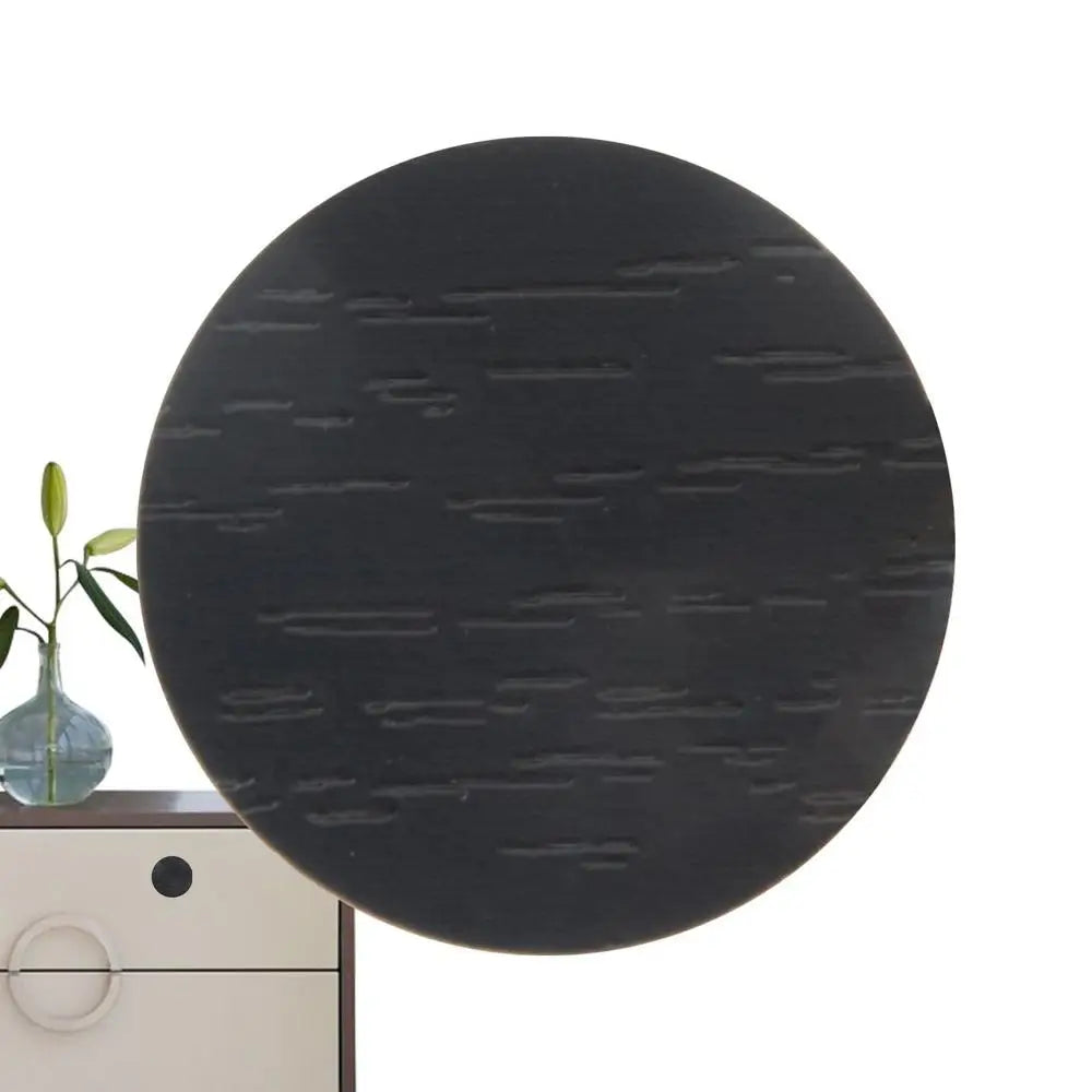 Adhesive Screw Cover Stickers – Black White Gray Plastic for Cabinet Decor