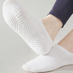 Anti-slip Cotton Yoga Socks – Breathable Pilates Ballet Grips for Women Gym