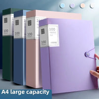 A4 Display Book – 100 Pocket Document Holder for Business Presentations