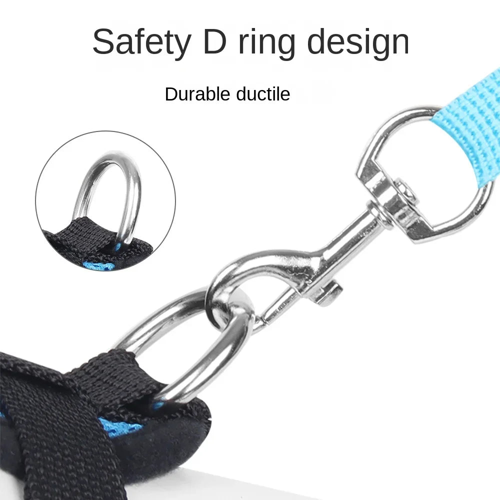 Adjustable Mesh Cat and Dog Harness with Leash – Breathable for Small Pets