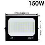 LED Flood Light – IP66 Waterproof Spotlight for Outdoor Garage and Street
