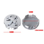 60mm Car Wheel Center Caps – Peugeot GT Logo Emblem Hub Covers for Auto Styling