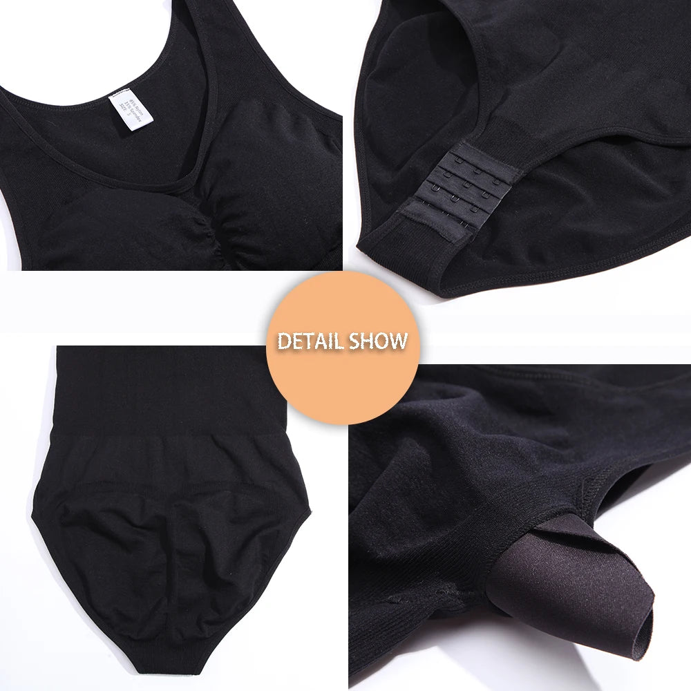 Tummy Control Shapewear Bodysuit – Slimming Waist Trainer for Women Fajas