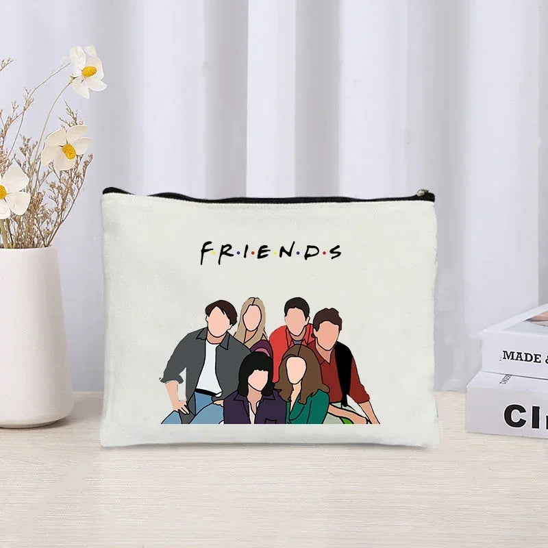 Canvas Friends Makeup Bag – Eco-friendly Cosmetic Organizer for Travel