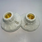 E27 Screw Light Bulb Socket – Ceiling Lamp Holder Base for Home Lighting