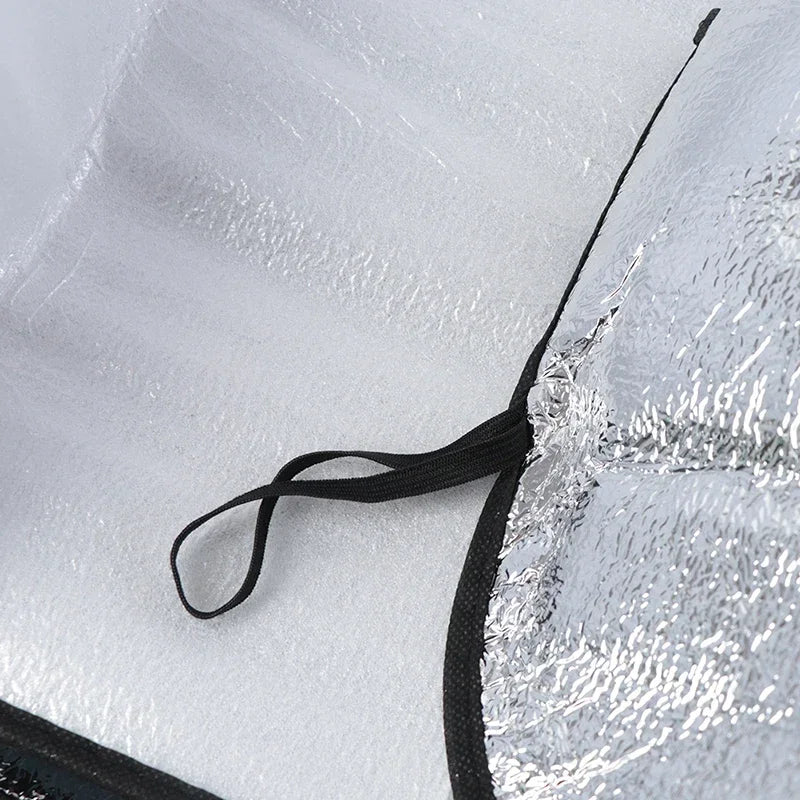 Universal Windshield Sunshade – 150x70cm Snow and Ice Cover for Winter Summer