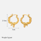 316L Stainless Steel Waterproof Earrings – Minimalist Jewelry for Vacation