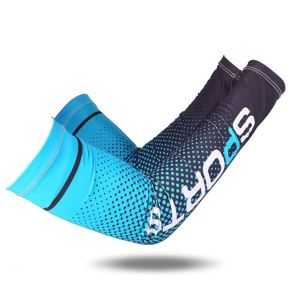 Ice Silk Arm Sleeves – UV Protection for Outdoor Cycling and Sports