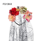 Mexican Rose Flower Crown – Boho Floral Headpiece for Halloween Party Wedding
