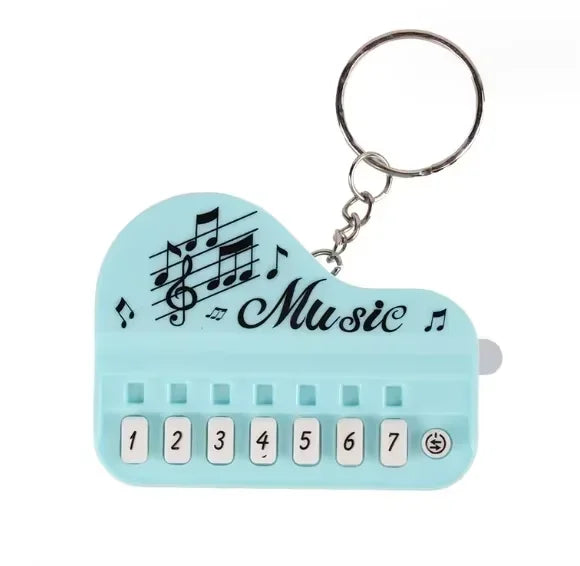 Mini Electronic Piano Keychain – Musical Cartoon Pendant for Birthday Gifts