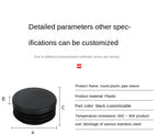Round Steel Pipe End Caps – Protective Tubing Inserts for Furniture Legs
