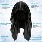 Cooling Hoodie Towel – Sun Protection for Beach Camping and Sports