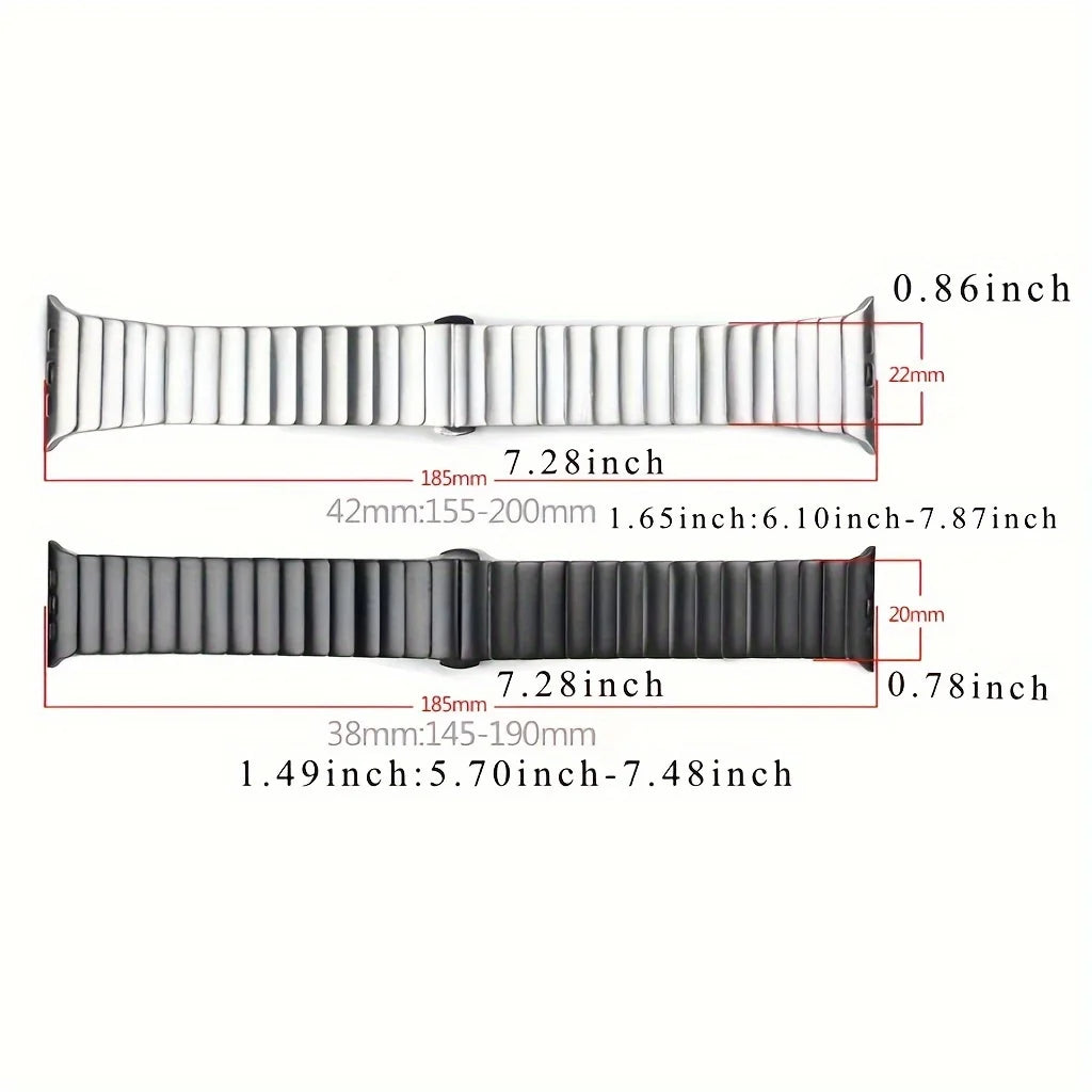 Titanium Apple Watch Band – Metal Replacement Strap for Series 1-10 and Ultra