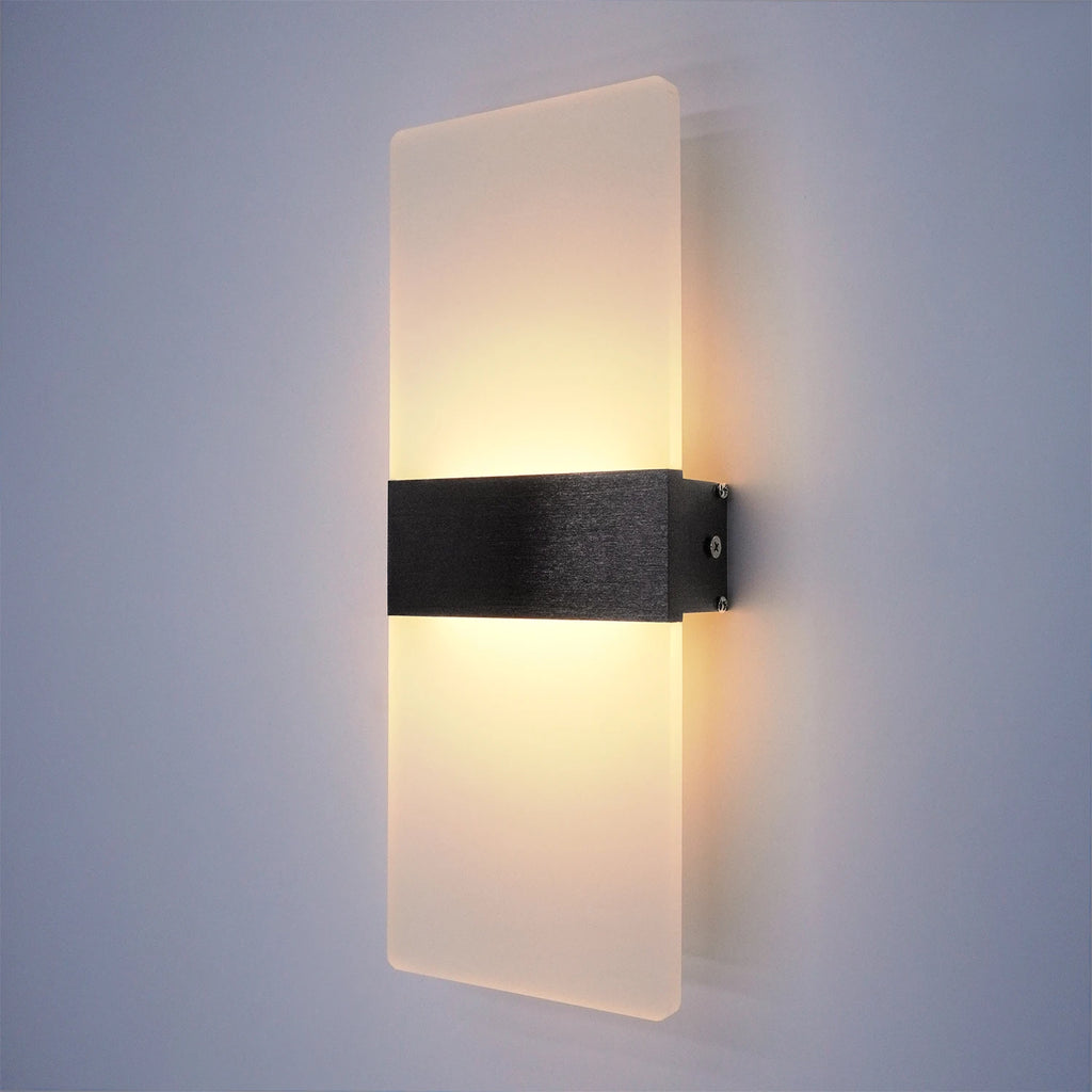 Modern Minimalist Wall Lamp – Aluminum LED Sconce for Bedroom and Living Room