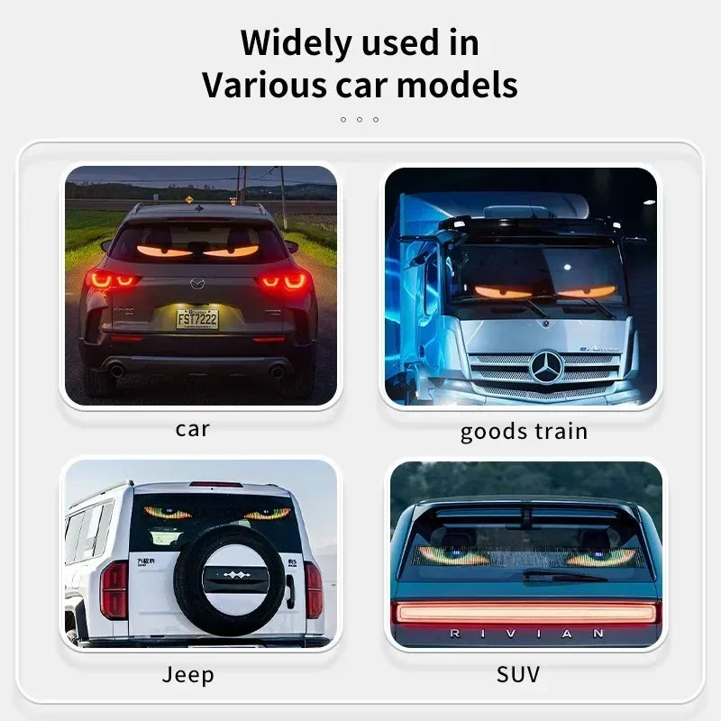 LED Pixel Panel Display – Flexible Scrolling Screen for Car Windshield