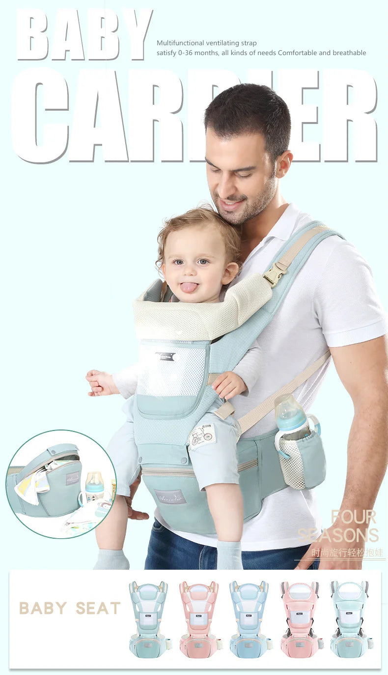 Ergonomic Baby Carrier – Multifunctional Waist Stool for Infant to Toddler