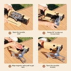 Portable Camping Gas Stove – Folding Cassette Burner for Outdoor Cooking